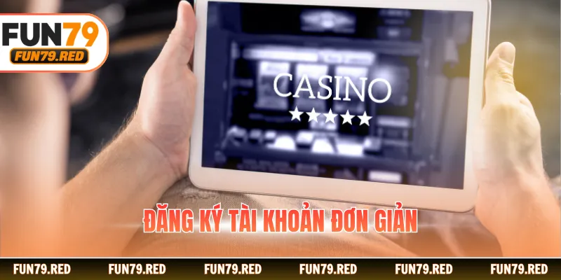 Đăng ký tài khoản đơn giản